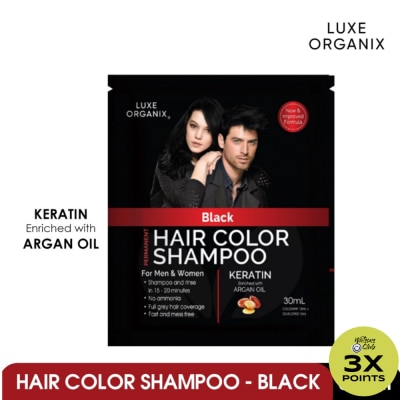 LUXE ORGANIX Luxe Organix Color Shampoo Black 30ml