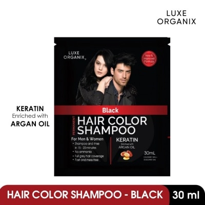 LUXE ORGANIX Luxe Organix Color Shampoo Black 30ml