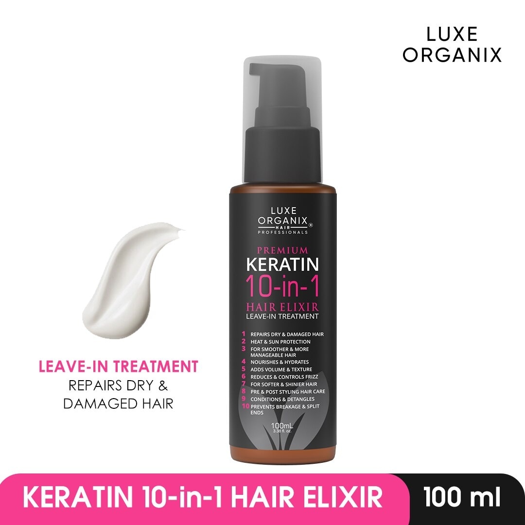 Luxe Organix Keratin 10in1 Hair Elixir Leave-in Treatment 100ml