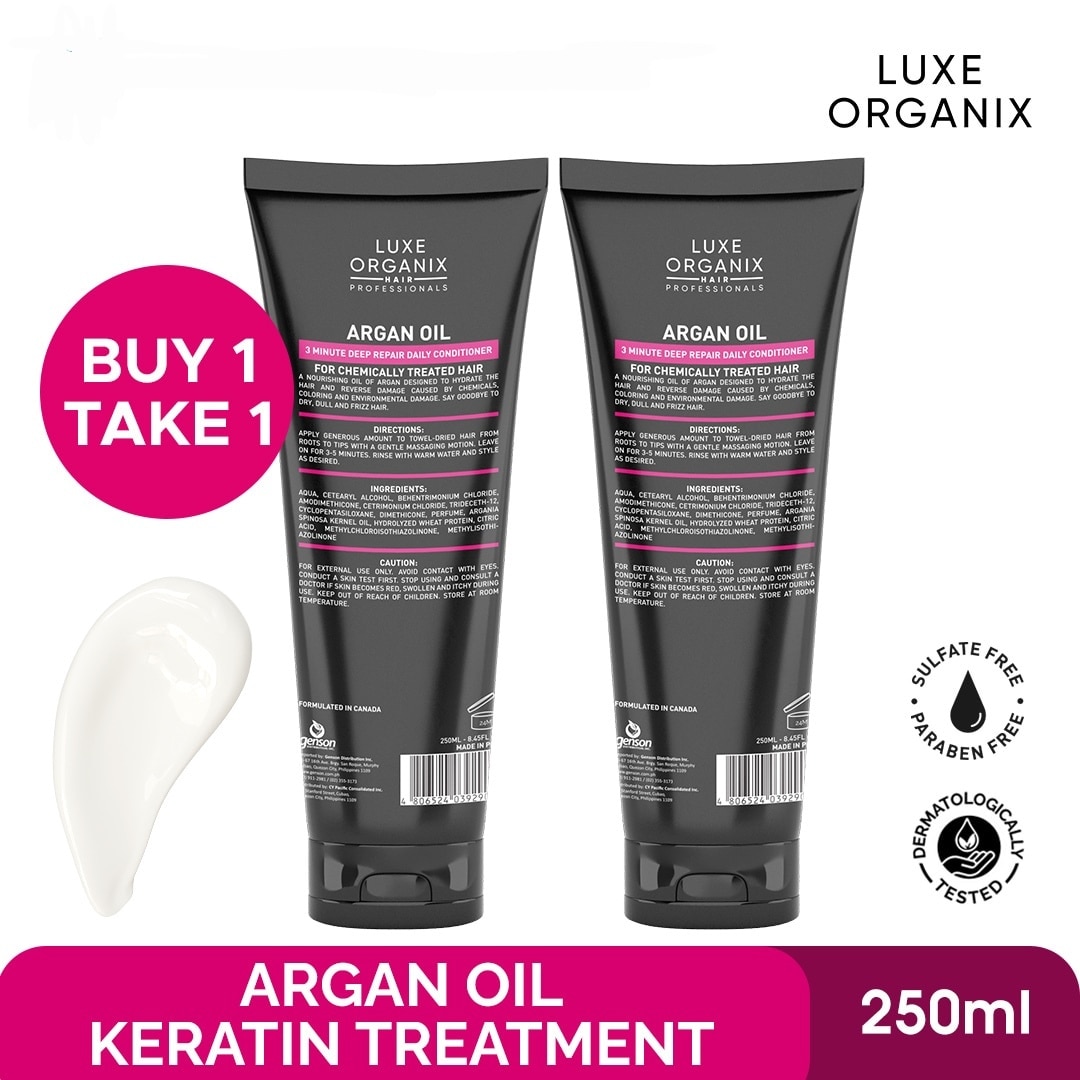 Luxe Organix Keratin Treatment Argan Oil 250ml