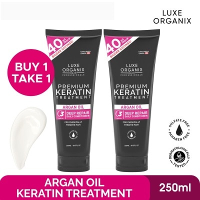 LUXE ORGANIX Luxe Organix Keratin Treatment Argan Oil 250ml