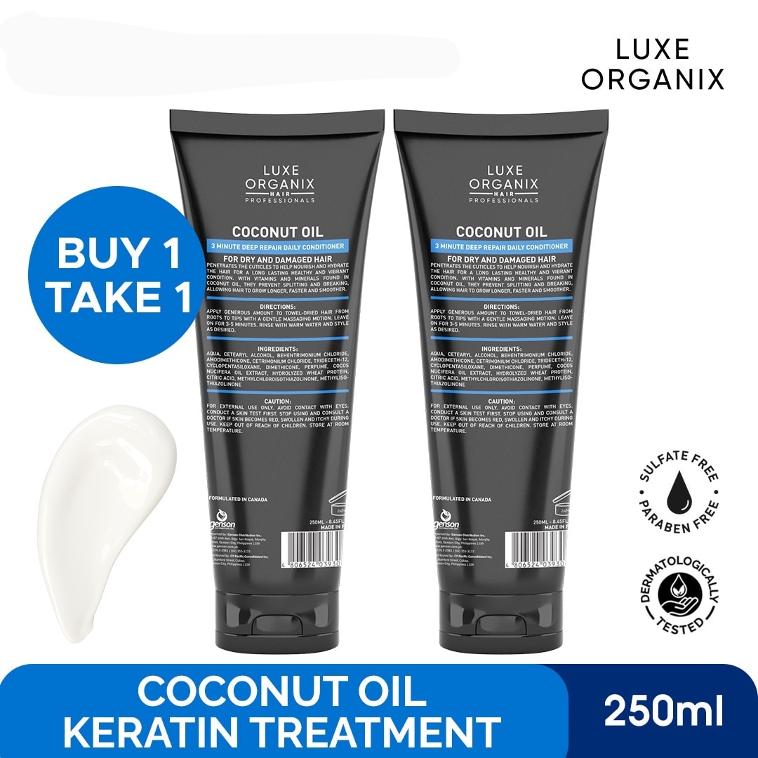 Luxe Organix Keratin Treatment Virgin Coconut Oil 250ml