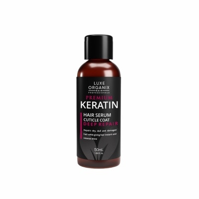 LUXE ORGANIX LUXE ORGANIX Premium Keratin Hair Serum Cuticle Coat Deep Repair 50ml