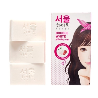 SEOUL WHITE Double White Whitening Soap with White Strawberry 120g BUY 2 GET 1 FREE