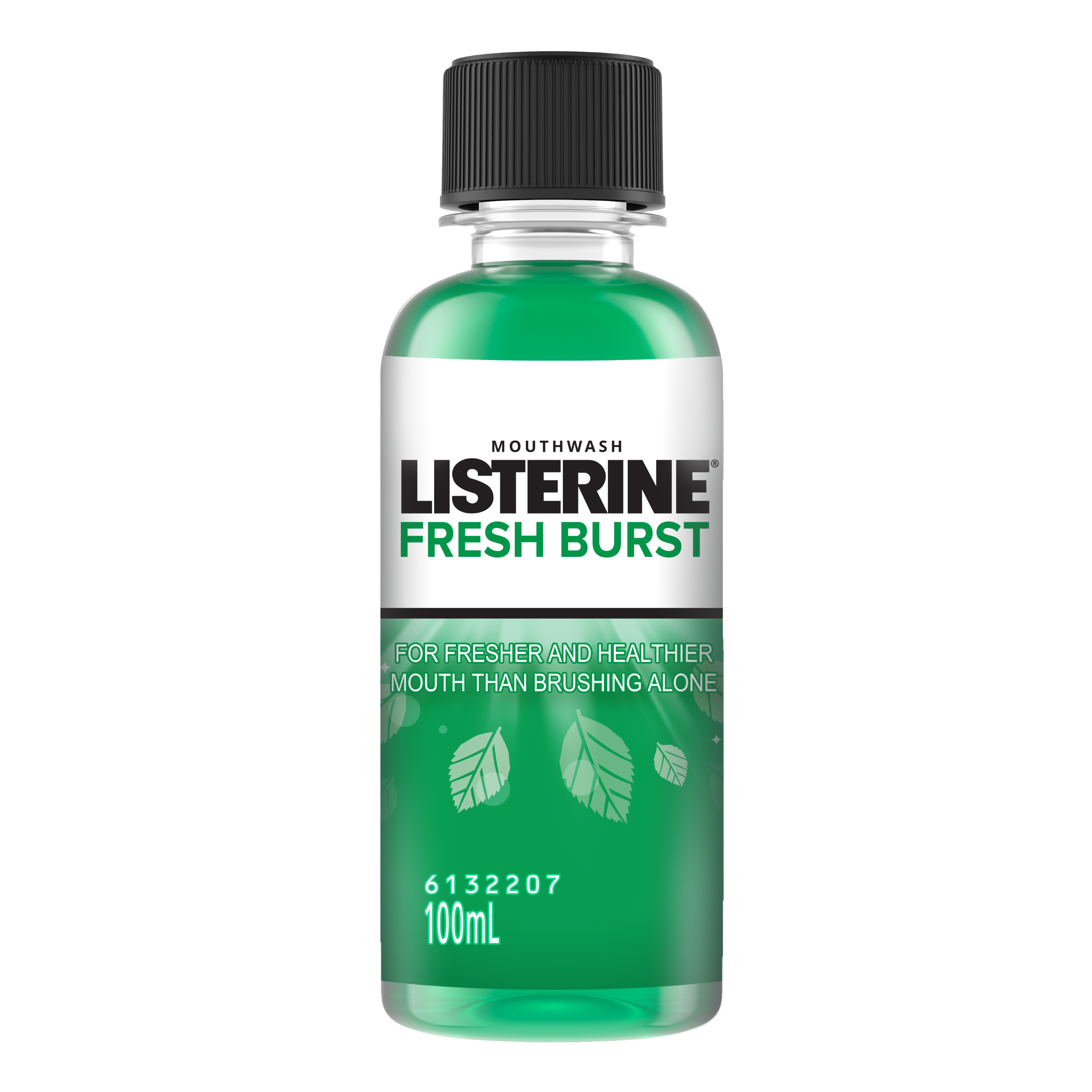 Listerine Fresh Burst Mouthwash 100ml - For Oral Care, Mint Fresh to Fight Bad Breath