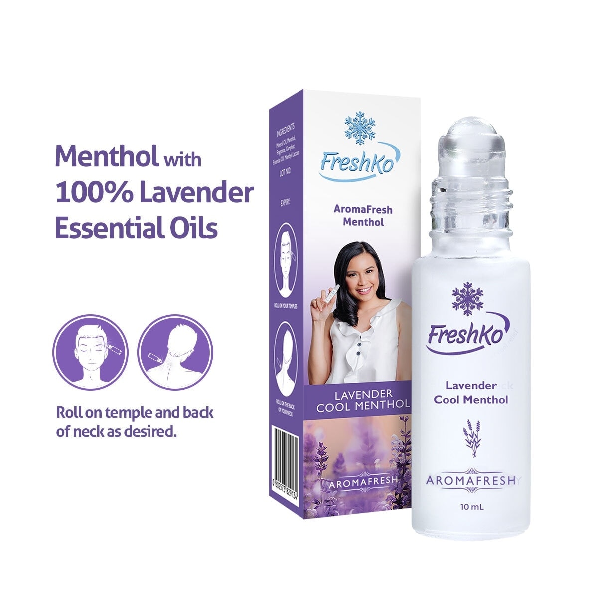 Aromatherapy Liniment Roll-on Lavender Menthol 10 ML