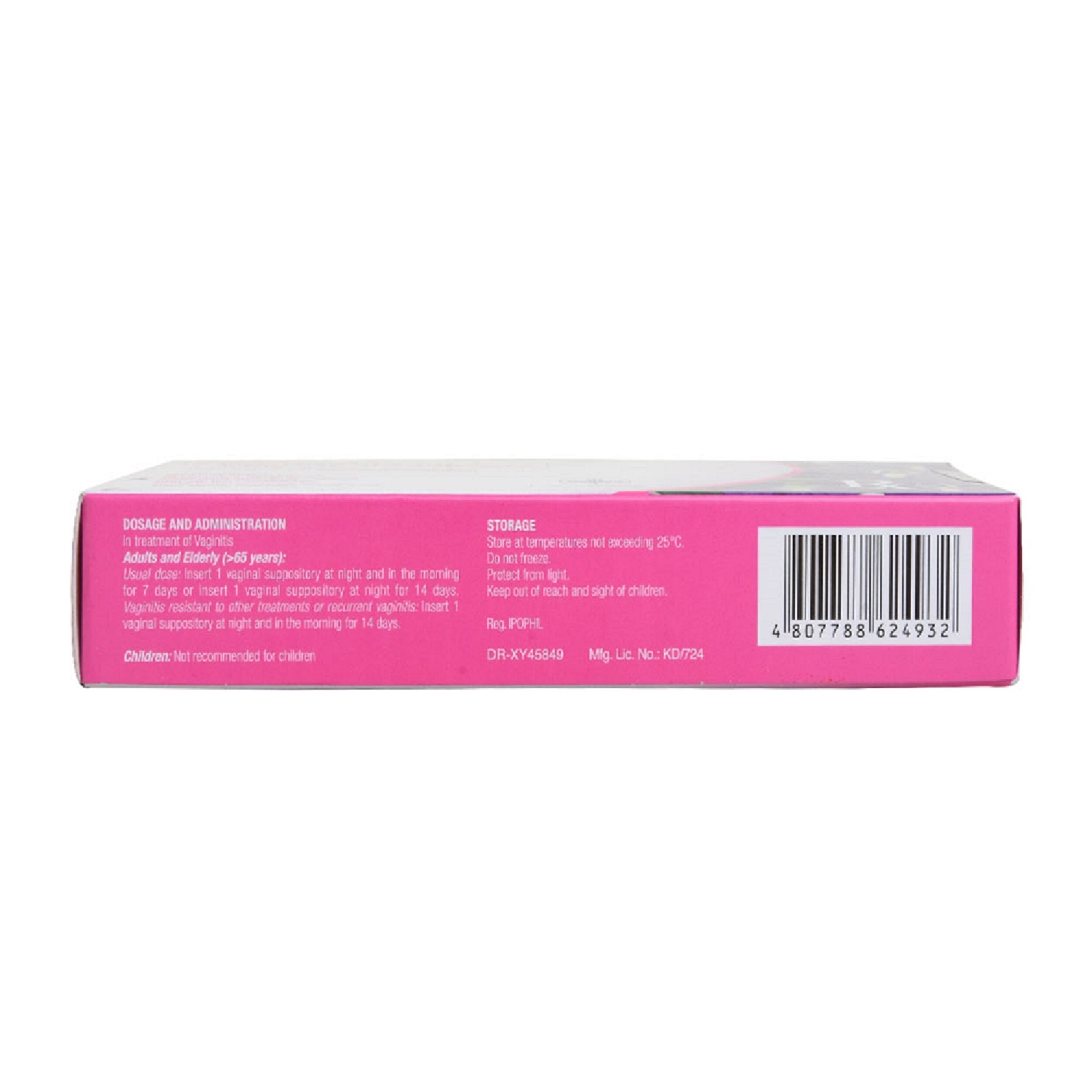 Metronidazole 500mg/100mg 1 Vaginal Suppository [Prescription Required]