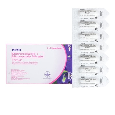 TRIMIC Metronidazole 500mg/100mg 1 Vaginal Suppository [Prescription Required]