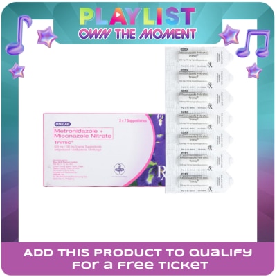 TRIMIC - Metronidazole 500mg/100mg 1 Vaginal Suppository [Prescription Required]