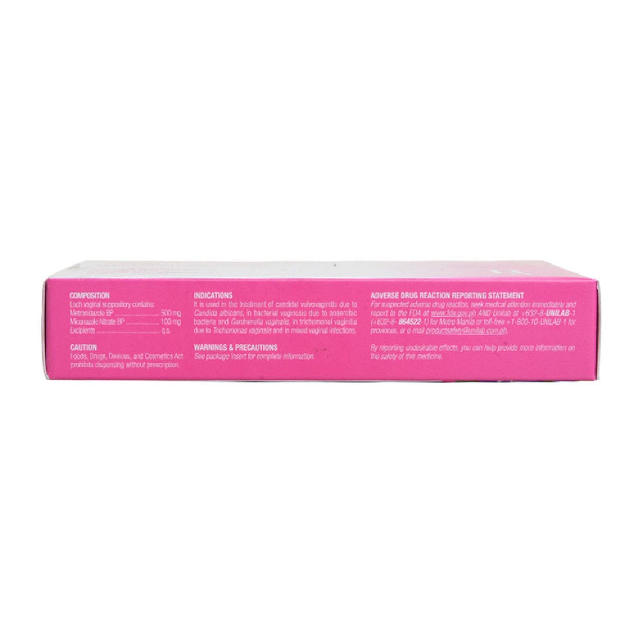 Metronidazole 500mg/100mg 1 Vaginal Suppository [Prescription Required]