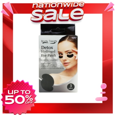 BODY TREATS Hydrogel Eye Patch with Charcoal Extract x3 's