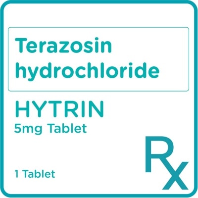 HYTRIN - Terazosin hydrochloride 5mg 1 Tablet [Prescription Required]