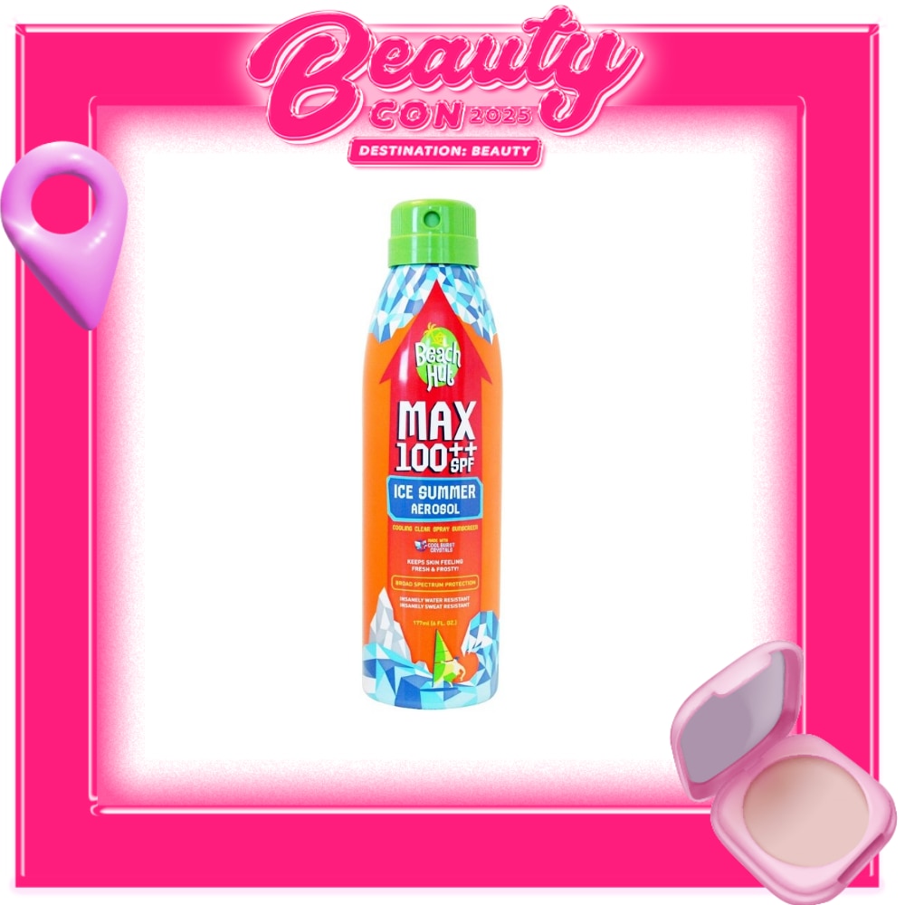Beach Hut Max 100++ SPF Ice Summer Aerosol Spray 177ml