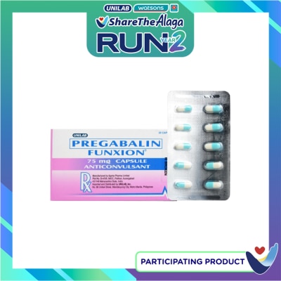 FUNXION Pregabalin 75mg 1 Tablet [PRESCRIPTION REQUIRED] image