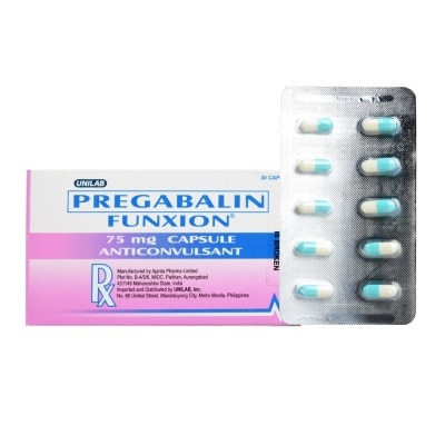 FUNXION Pregabalin 75mg 1 Tablet [PRESCRIPTION REQUIRED]