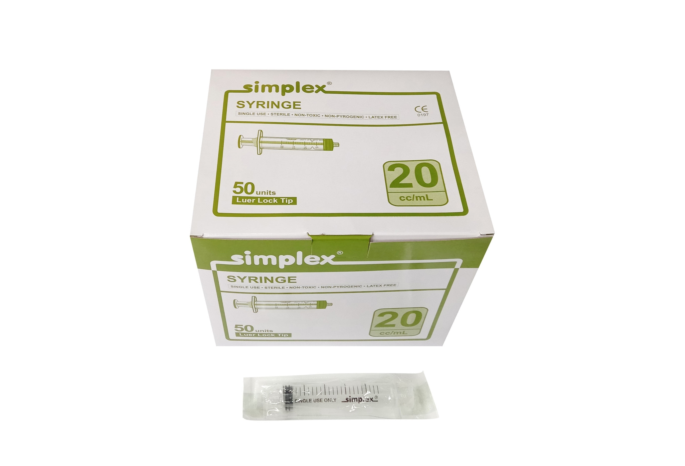 Disposable Syringe 20cc/ml 1 Syringe