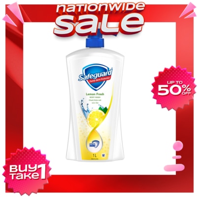 SAFEGUARD SAFEGUARD Lemon Fresh Body Wash 1L