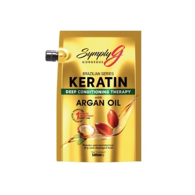 SYMPLY G Keratin Conditioner With Argan Oil 500ml