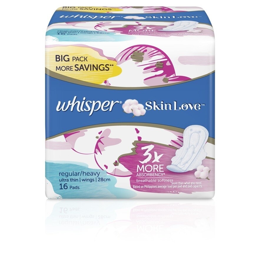 Skin Love Day & Night Ultra Slim / Thin 16 Pads [SANITARY NAPKIN]