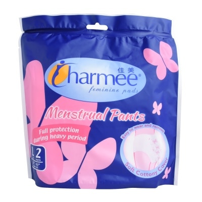 CHARMEE Feminine Pads Menstrual Pants Large 2s