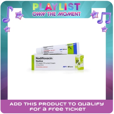 NADIXA - Nadifloxacin 10Mg Cream 25G [Prescription Required]