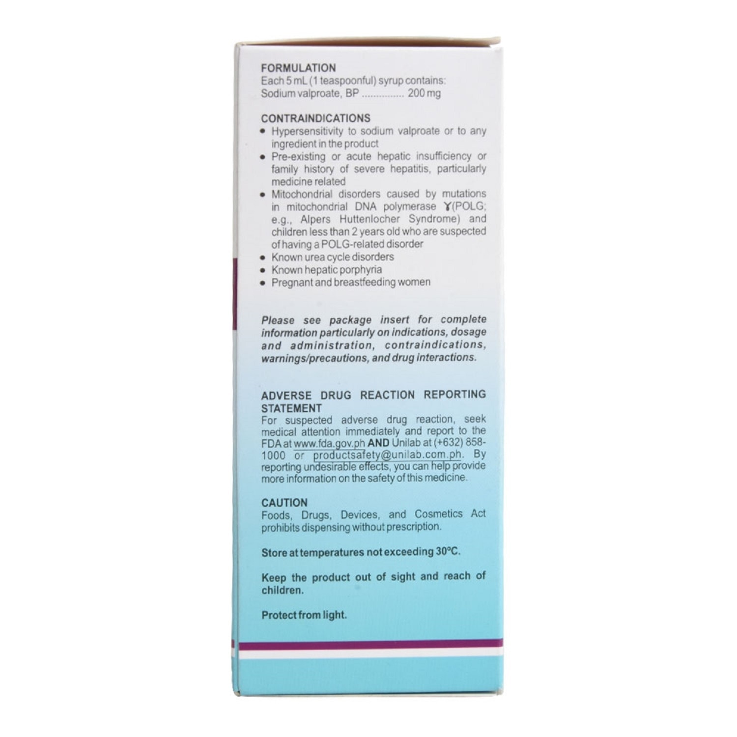 Sodium Valproate Pedia 200Mg/5Ml Syr 100Ml [PRESCRIPTION REQUIRED]