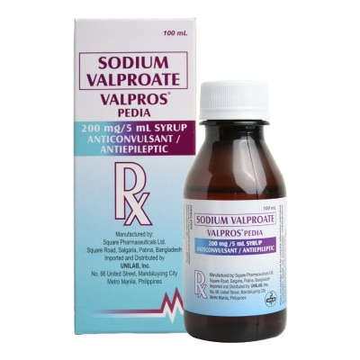 VALPROS Sodium Valproate Pedia 200Mg/5Ml Syr 100Ml [PRESCRIPTION REQUIRED]