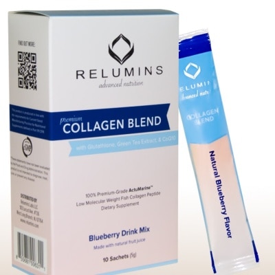 RELUMINS Collagen Blend Blueberry 10 Sachets