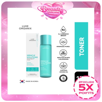 LUXE ORGANIX - Luxe Organix Miracle Solutions Acne Derm +  Toner 150ml