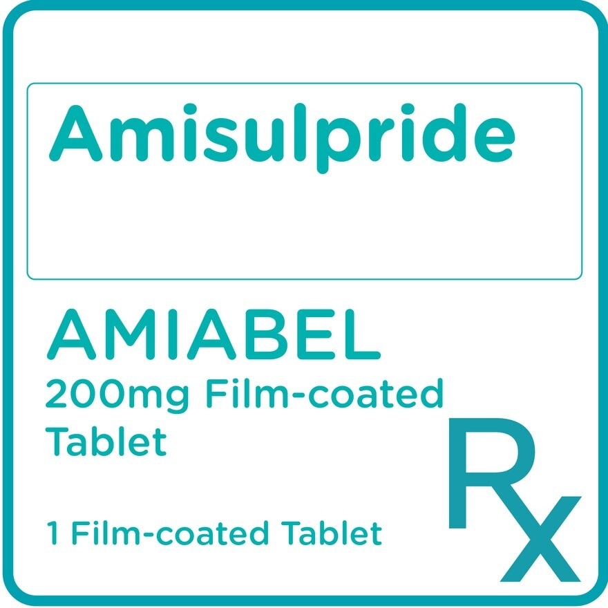 Amisulpride 200mg 1 Film-coated Tablet [PRESCRIPTION REQUIRED]