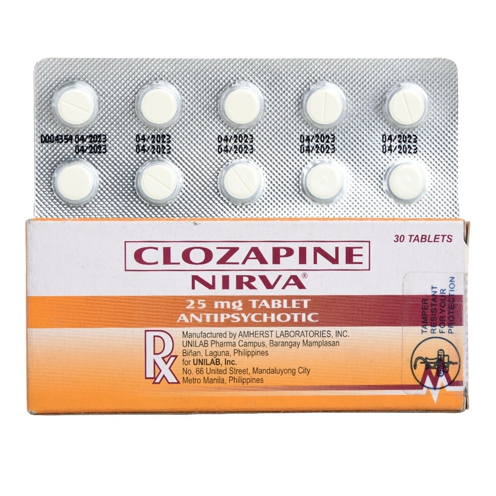 Clozapine 25mg 1 Tablet [PRESCRIPTION REQUIRED]