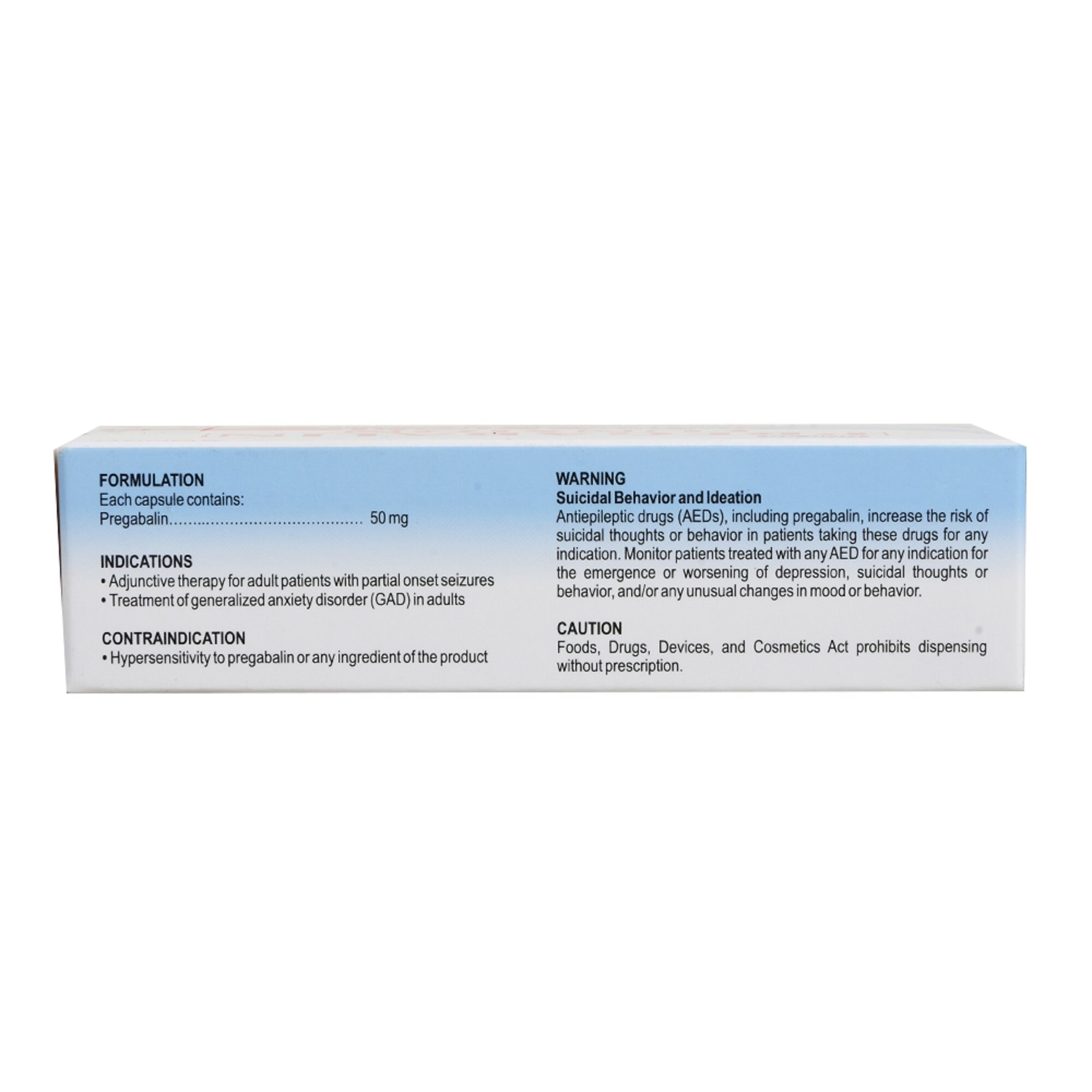 Pregabalin 150mg 1 Tablet [PRESCRIPTION REQUIRED]