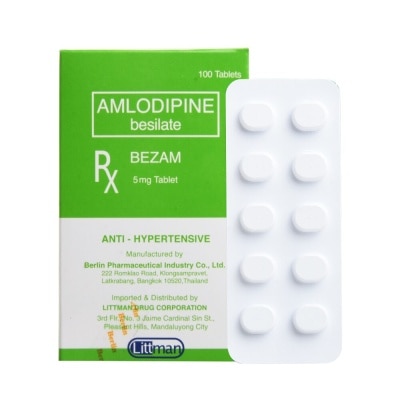 BEZAM Amlodipine (As Besilate) 5mg 1 Tablet [Prescription Required]