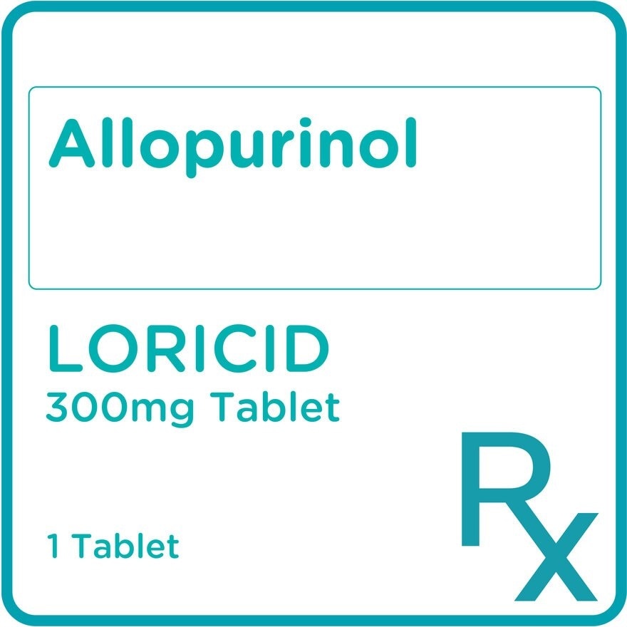 Allopurinol 300mg 1 Tablet [Prescription Required]