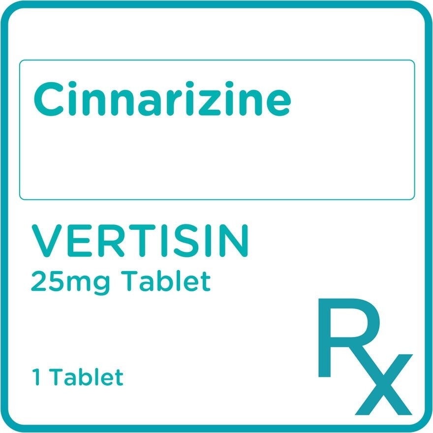 Cinnarizine 25mg 1 Tablet [Prescription Required]