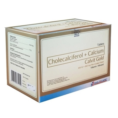 CALVIT GOLD Cholecalciferol + Calcium 1 Film Coated Tablet