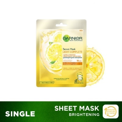 GARNIER Serum Face Mask - Lemon (Brightening)