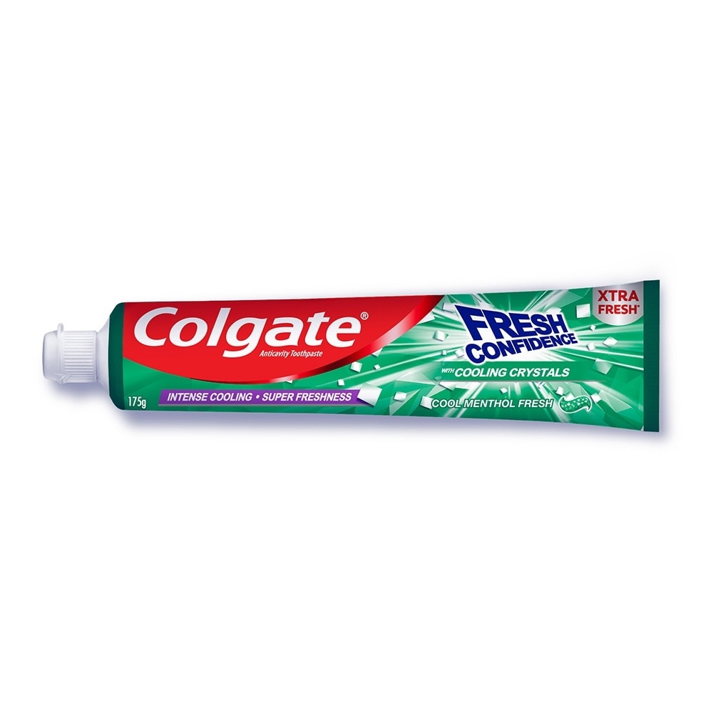 Fresh Confidence Cool Menthol Fresh Toothpaste for Fresh Breath 175g 2 Tubes