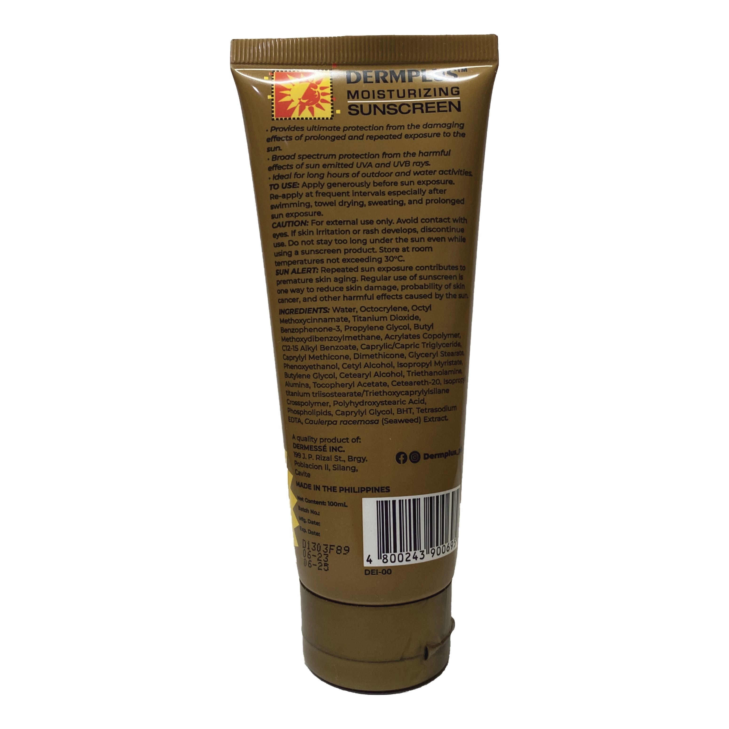 DERMPLUS Moisturizing Sunscreen SPF60 PA ++++