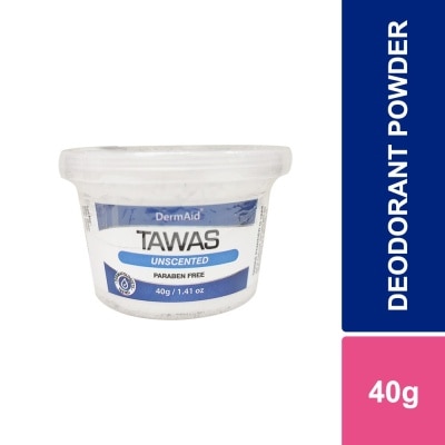 DERMAID Unscented Tawas Powder 40g