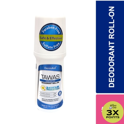 DERMAID Deodorant Roll-on Unscented Tawas with Calamansi