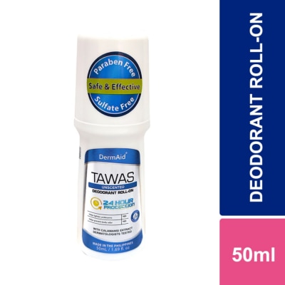 DERMAID - Deodorant Roll-on Unscented Tawas with Calamansi