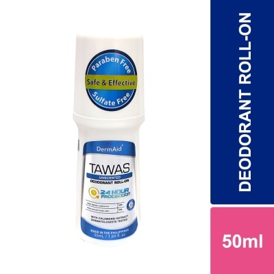 DERMAID Deodorant Roll-on Unscented Tawas with Calamansi