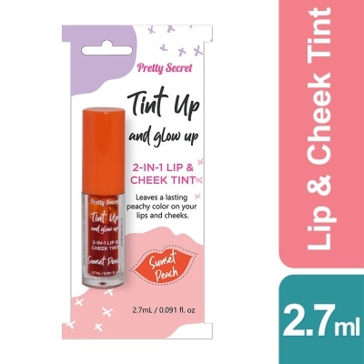 PRETTY SECRET Sunset Peach Lip & Cheek Tint 2.7ml