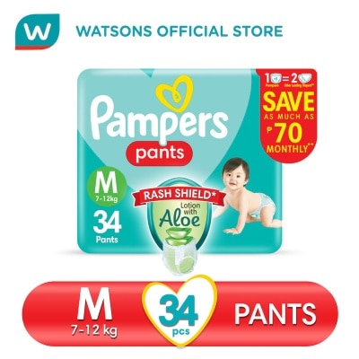 PAMPERS PAMPERS Baby Dry Pants Value Diaper Medium 34s