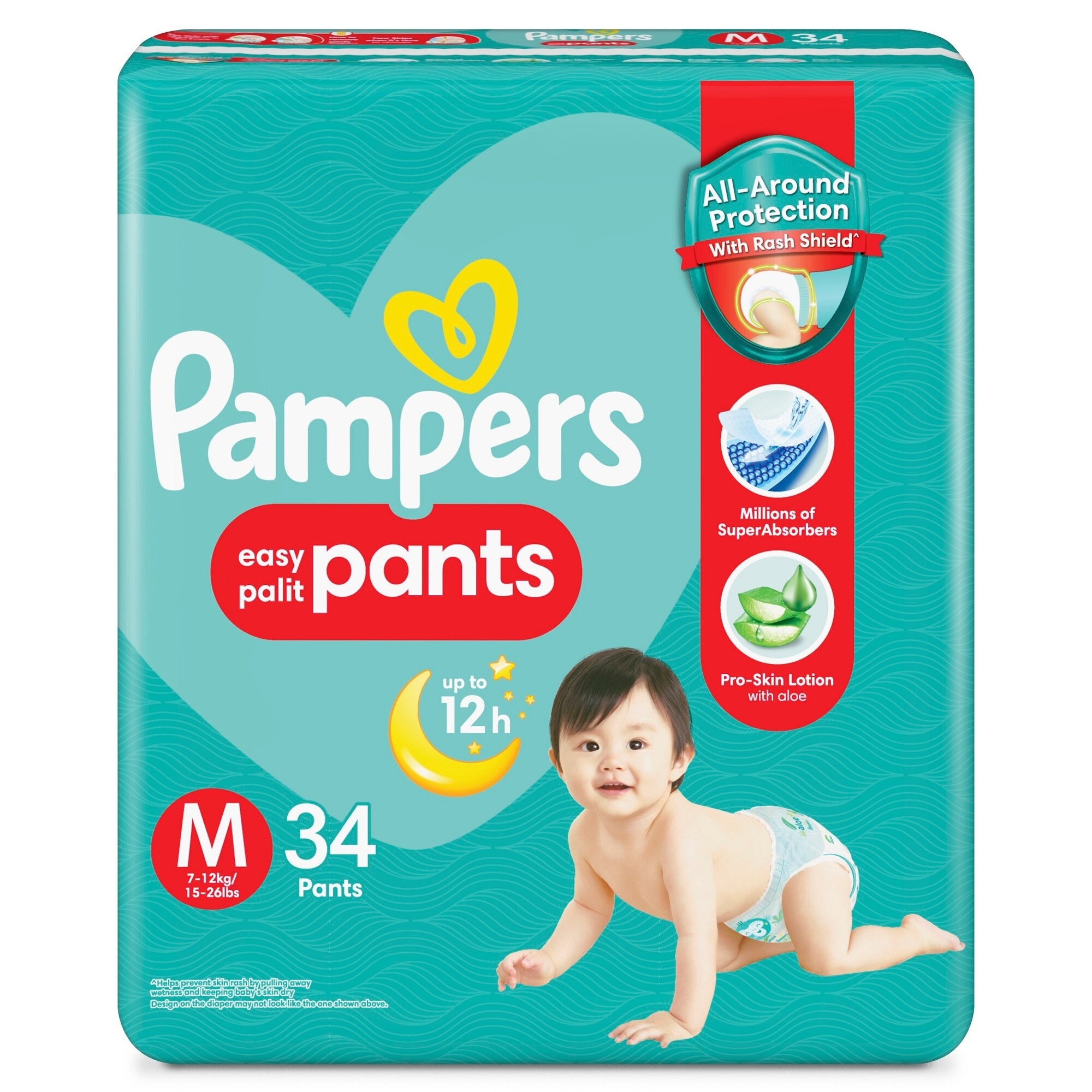 Baby Dry Pants Value Diaper Medium 34s