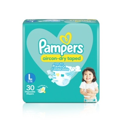 PAMPERS Baby Dry Taped Diaper Large 30s