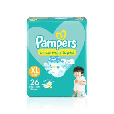 PAMPERS Baby Dry Taped Value XL 26s