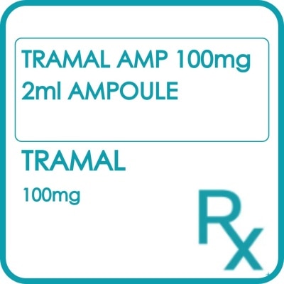 TRAMAL TRAMAL Ampoule 100mg 2ml Sold Per Piece [PRESCRIPTION REQUIRED]