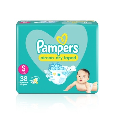 PAMPERS Baby Dry Taped Value Diaper Small 38s